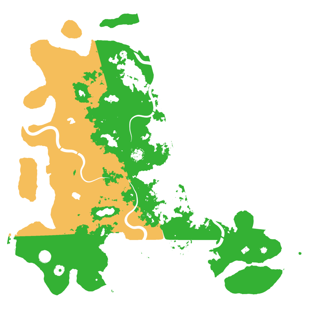 Biome Rust Map: Procedural Map, Size: 4500, Seed: 335447