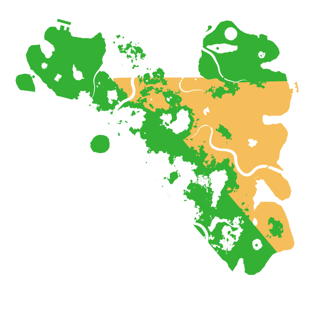 Biome Rust Map: Procedural Map, Size: 4500, Seed: 877412599