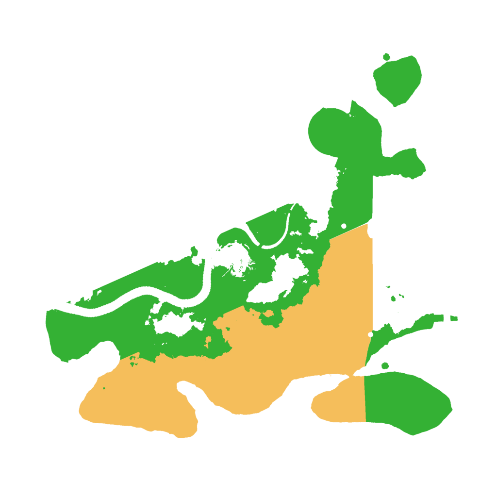 Biome Rust Map: Procedural Map, Size: 2800, Seed: 891995253