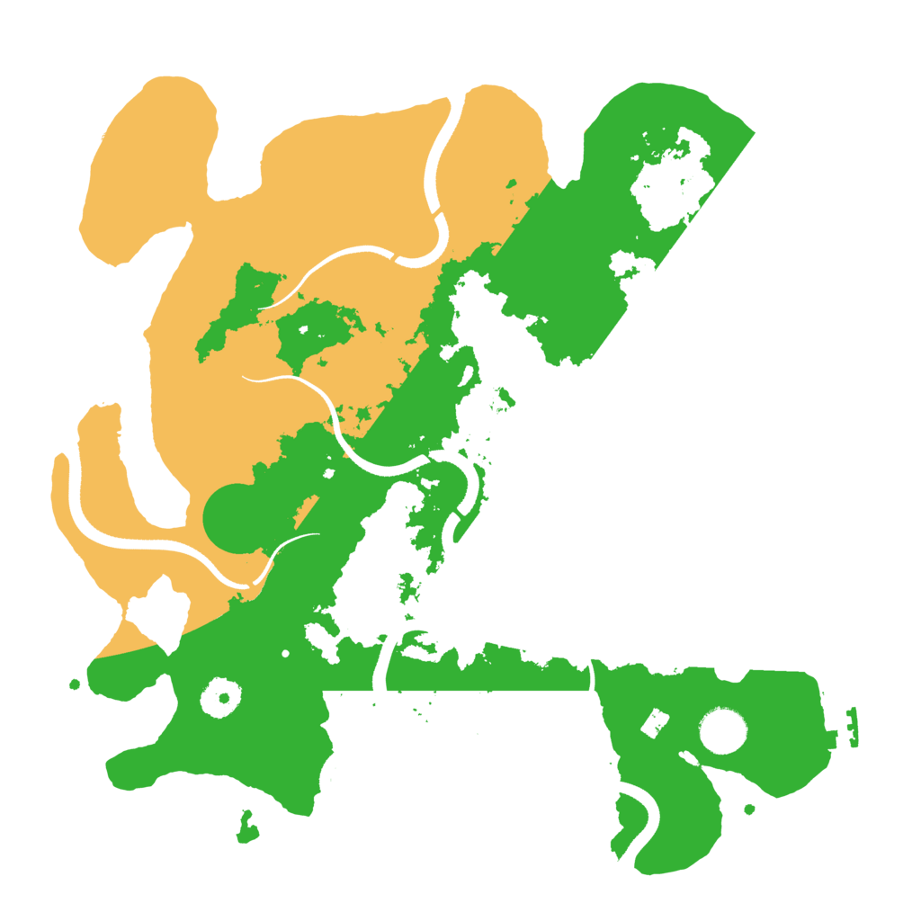 Biome Rust Map: Procedural Map, Size: 3500, Seed: 1943074466