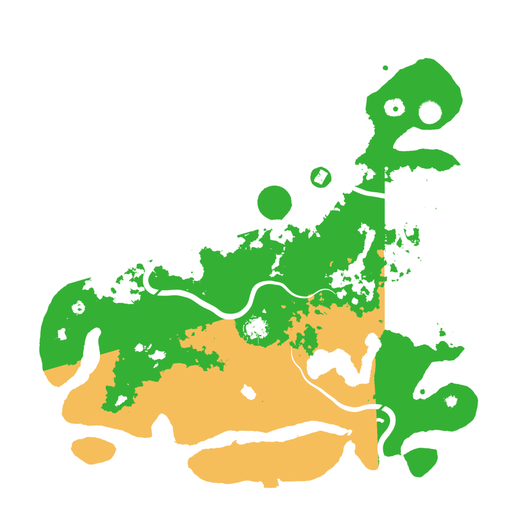Biome Rust Map: Procedural Map, Size: 4000, Seed: 245987915