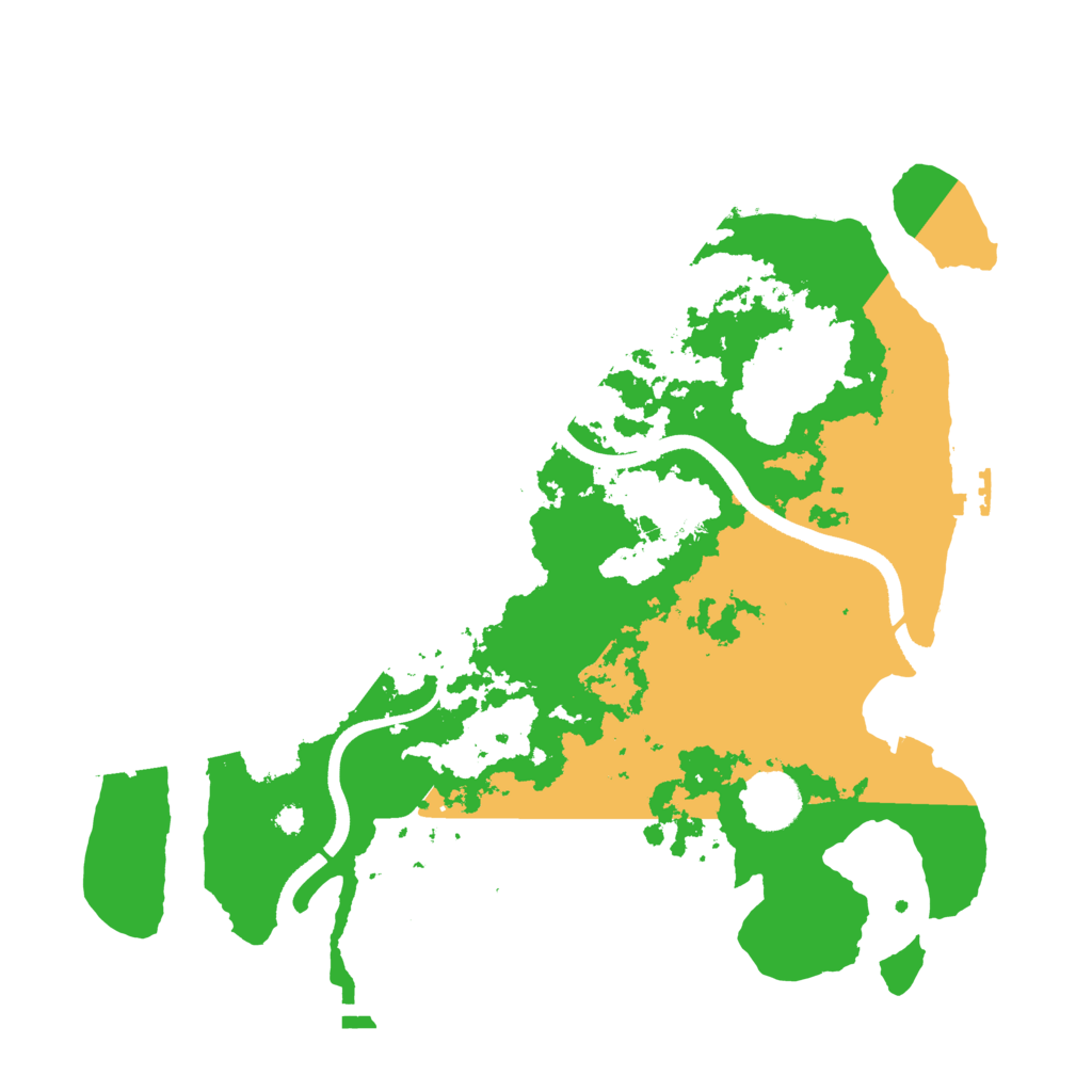 Biome Rust Map: Procedural Map, Size: 3500, Seed: 269588927