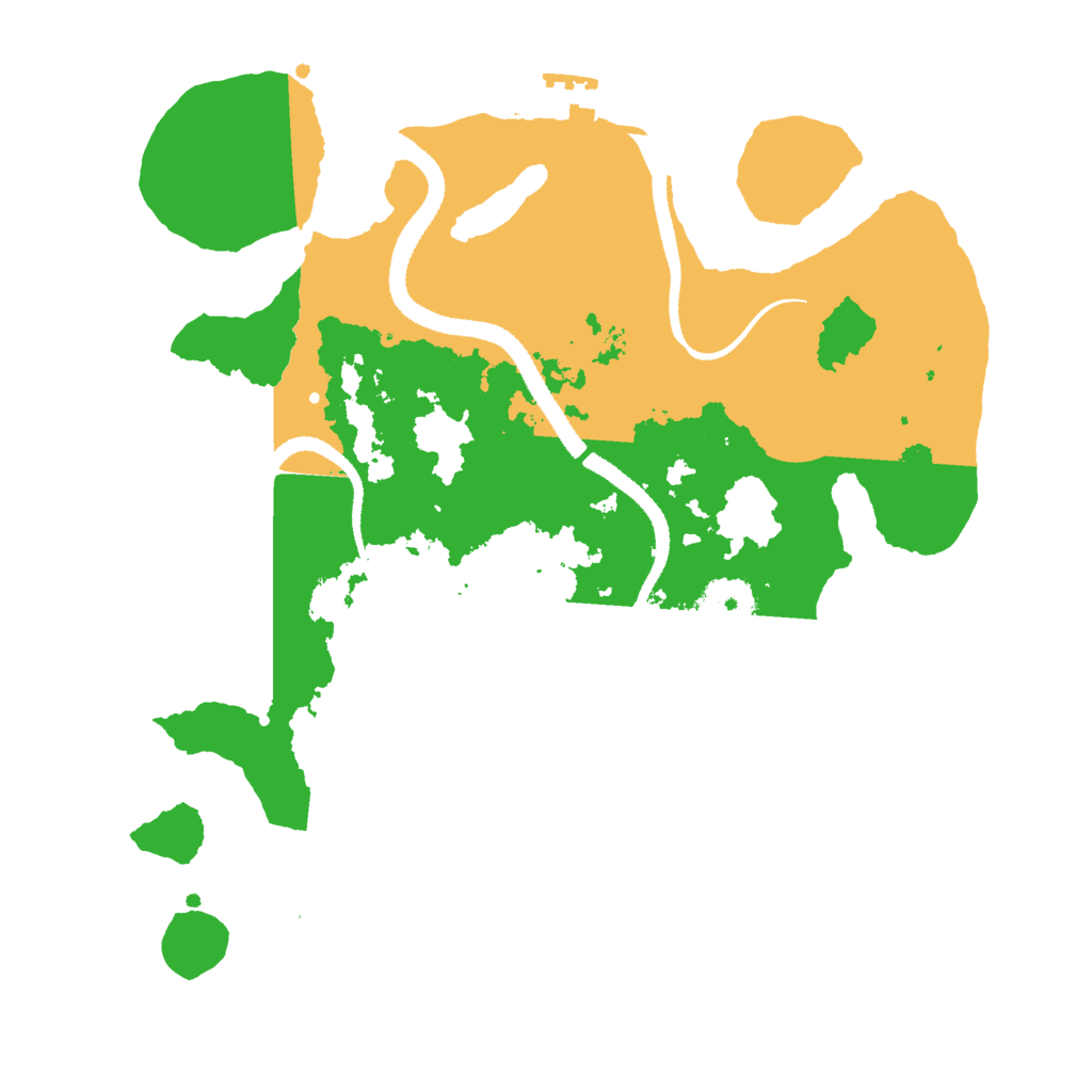 Biome Rust Map: Procedural Map, Size: 3000, Seed: 20560