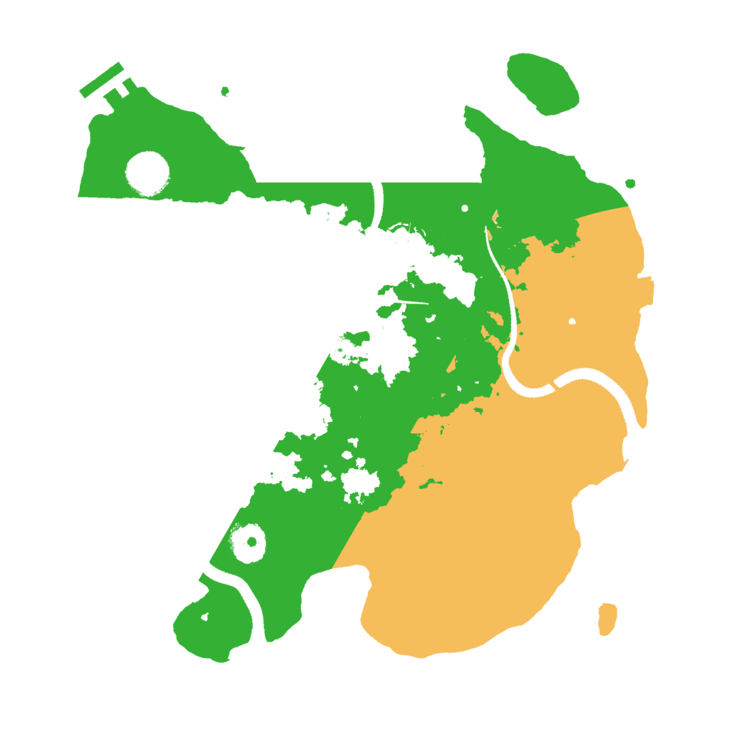 Biome Rust Map: Procedural Map, Size: 3000, Seed: 8829