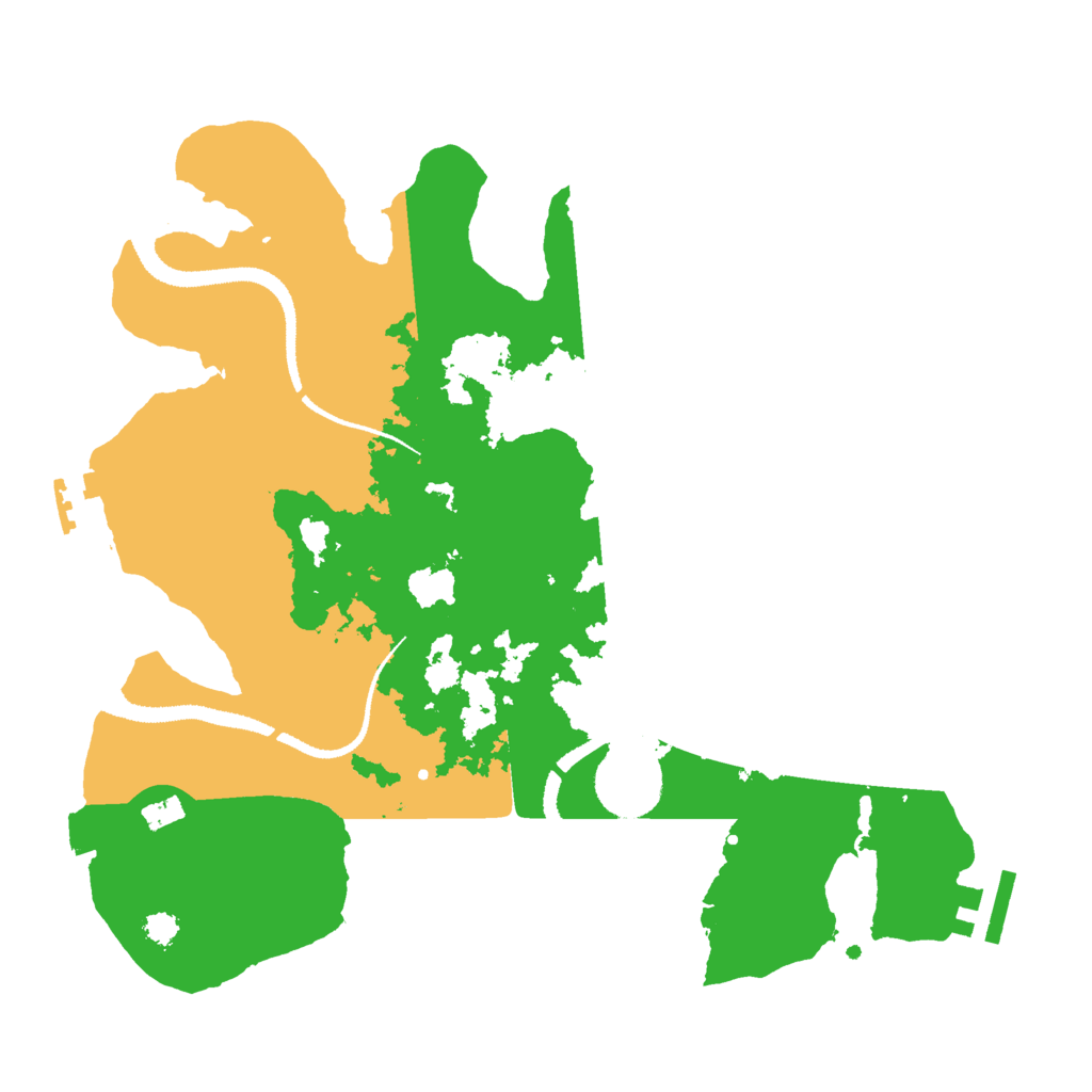 Biome Rust Map: Procedural Map, Size: 3000, Seed: 69998