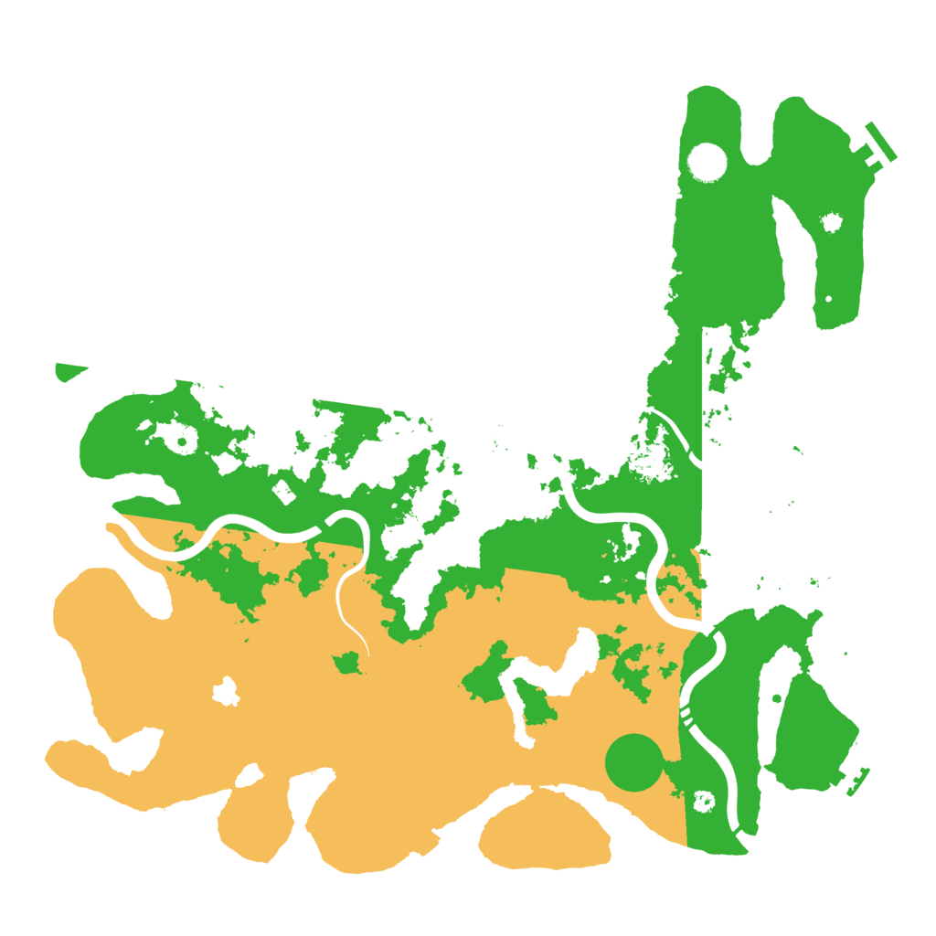 Biome Rust Map: Procedural Map, Size: 4250, Seed: 295605401