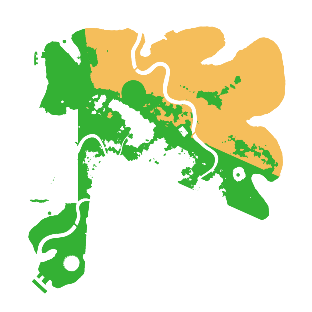 Biome Rust Map: Procedural Map, Size: 3500, Seed: 1772296456