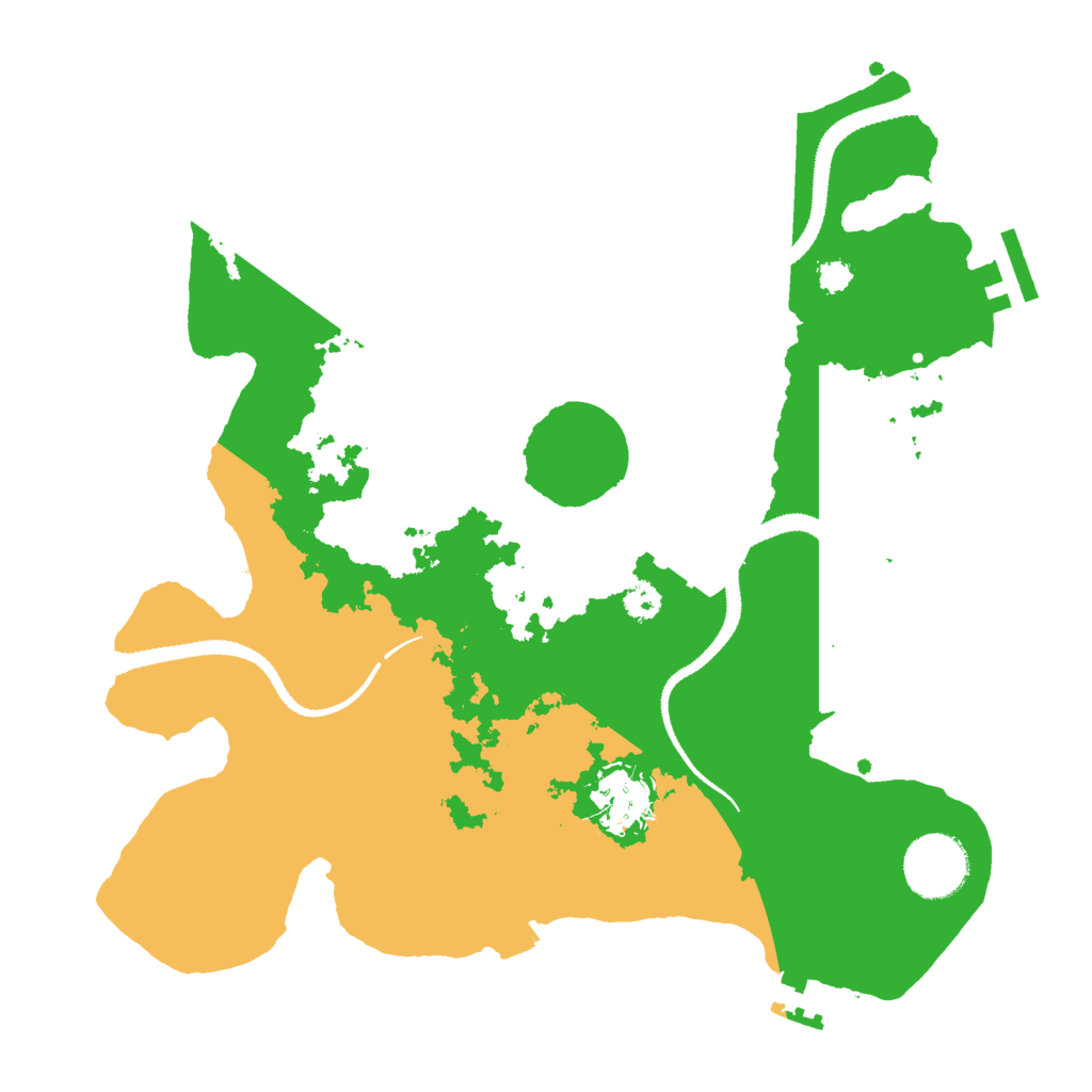 Biome Rust Map: Procedural Map, Size: 3000, Seed: 14117