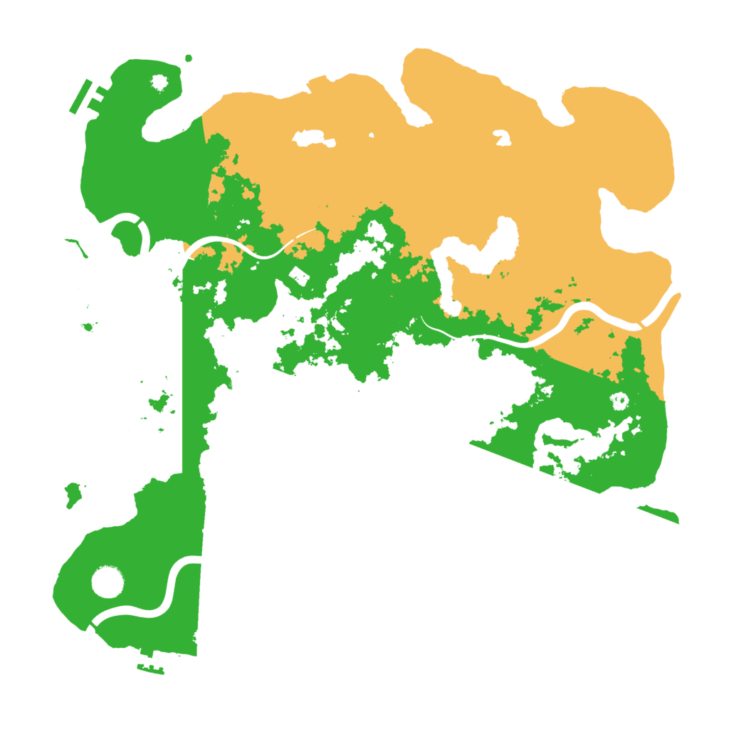 Biome Rust Map: Procedural Map, Size: 4000, Seed: 34667
