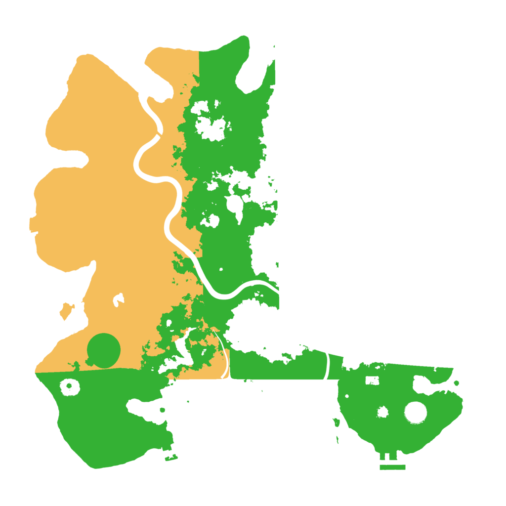 Biome Rust Map: Procedural Map, Size: 4000, Seed: 2004505718