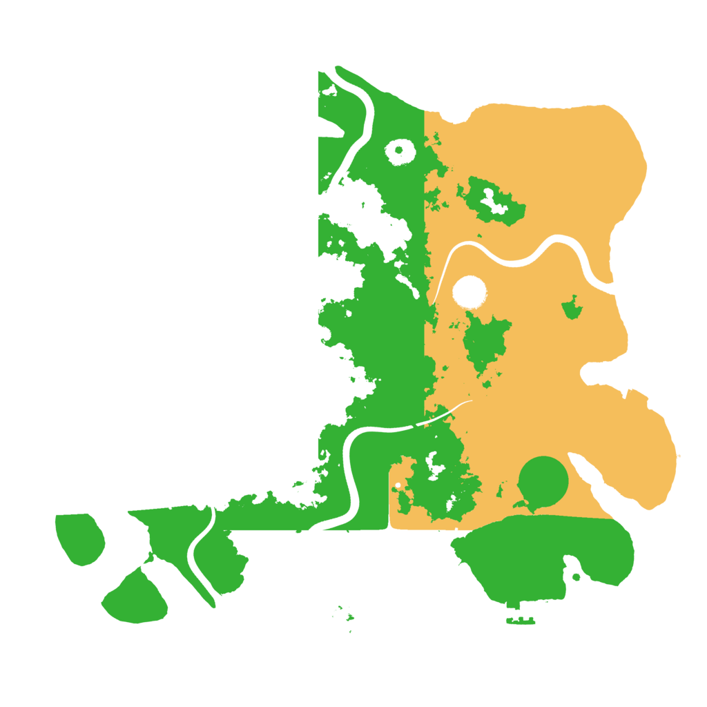 Biome Rust Map: Procedural Map, Size: 3750, Seed: 7663080