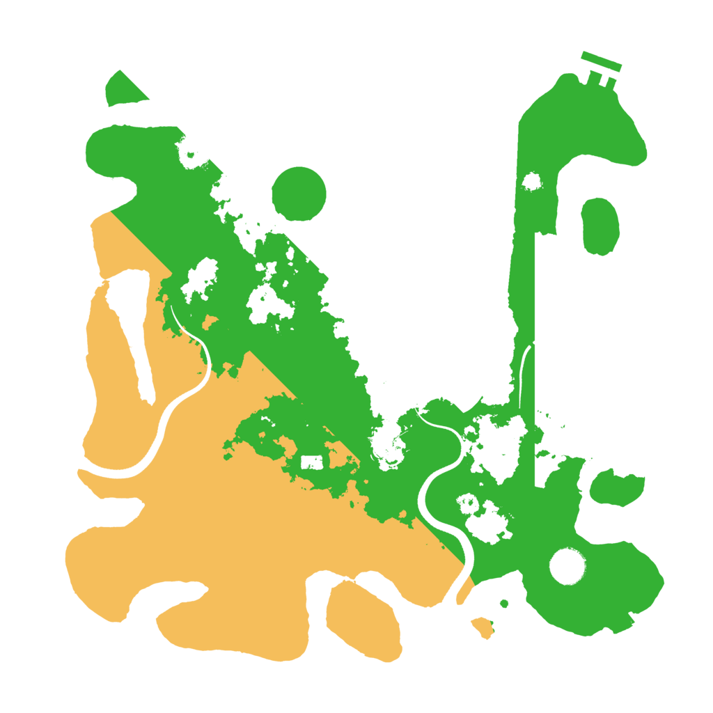 Biome Rust Map: Procedural Map, Size: 3500, Seed: 859672555