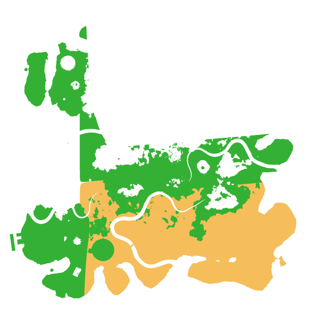 Biome Rust Map: Procedural Map, Size: 3800, Seed: 120068877
