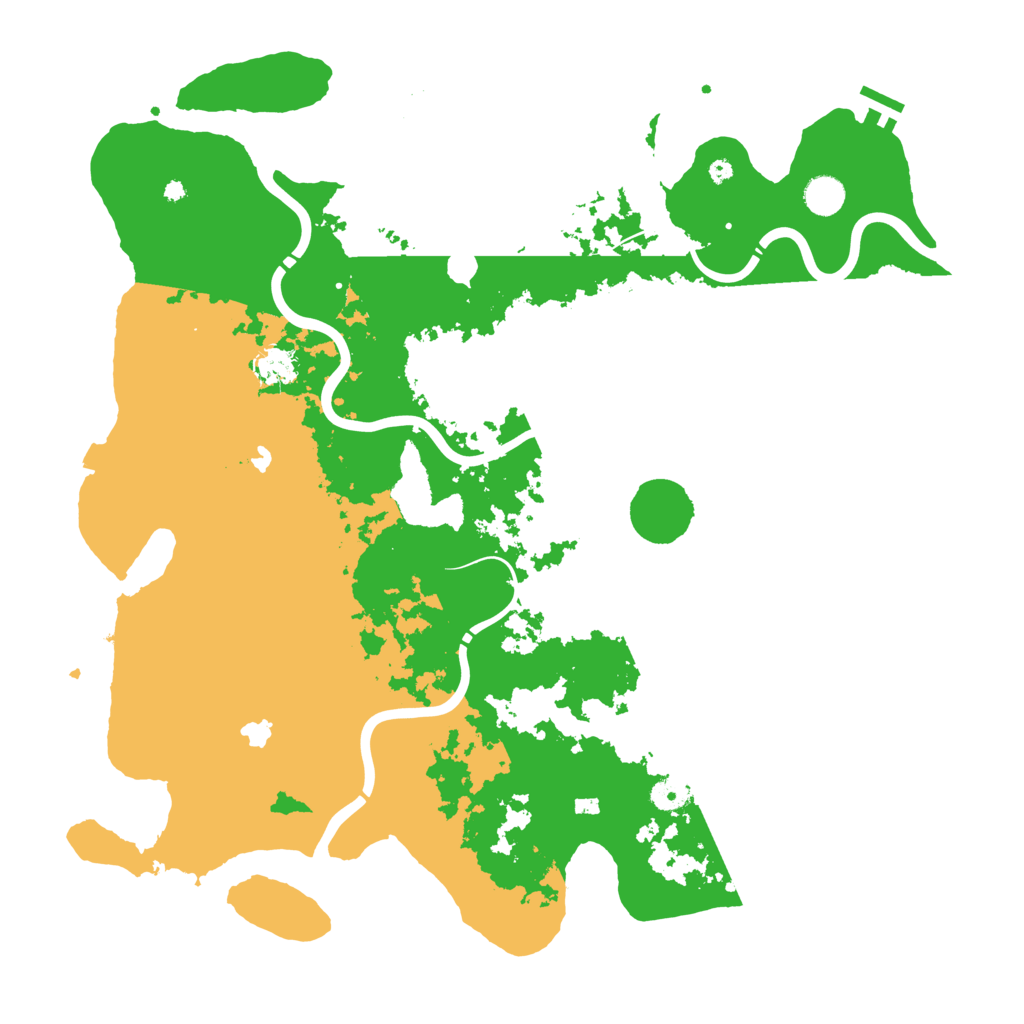 Biome Rust Map: Procedural Map, Size: 4500, Seed: 849221769