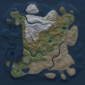 Thumbnail Rust Map: Procedural Map, Size: 3800, Seed: 75989472, 15 Monuments