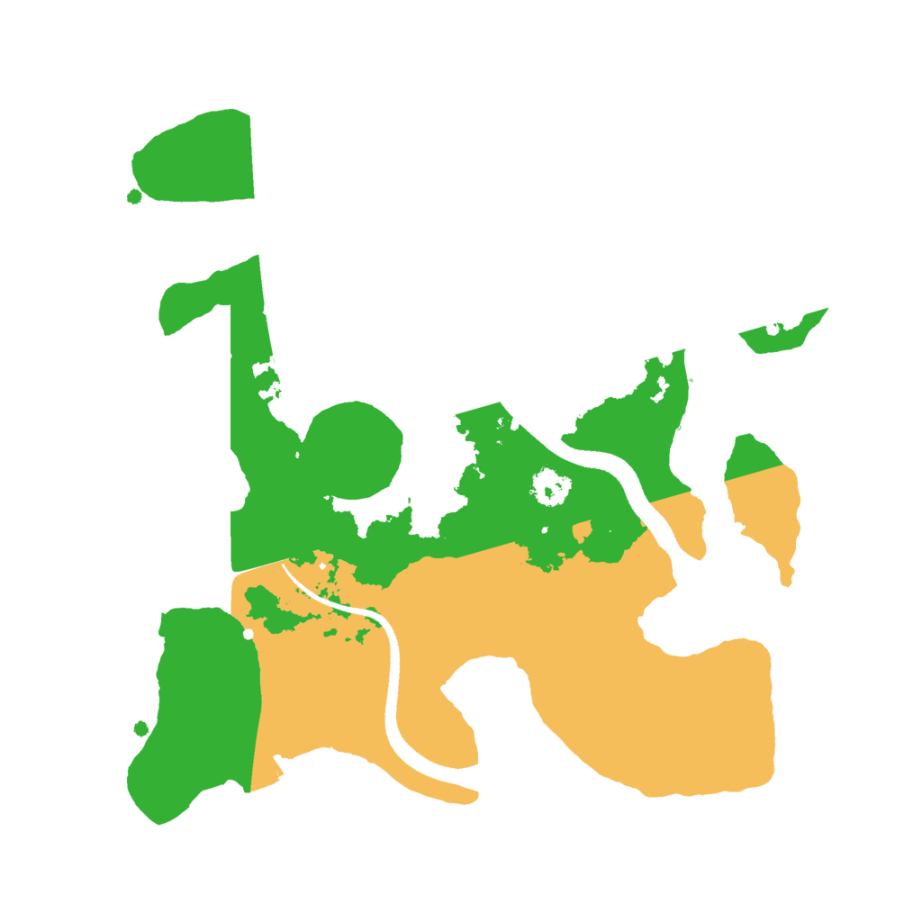 Biome Rust Map: Procedural Map, Size: 2500, Seed: 1309167821