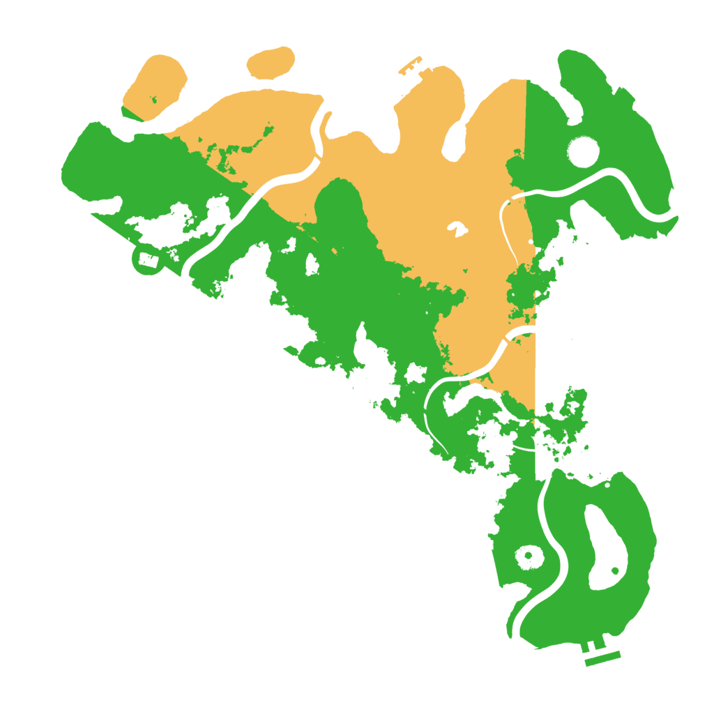 Biome Rust Map: Procedural Map, Size: 4000, Seed: 20260225