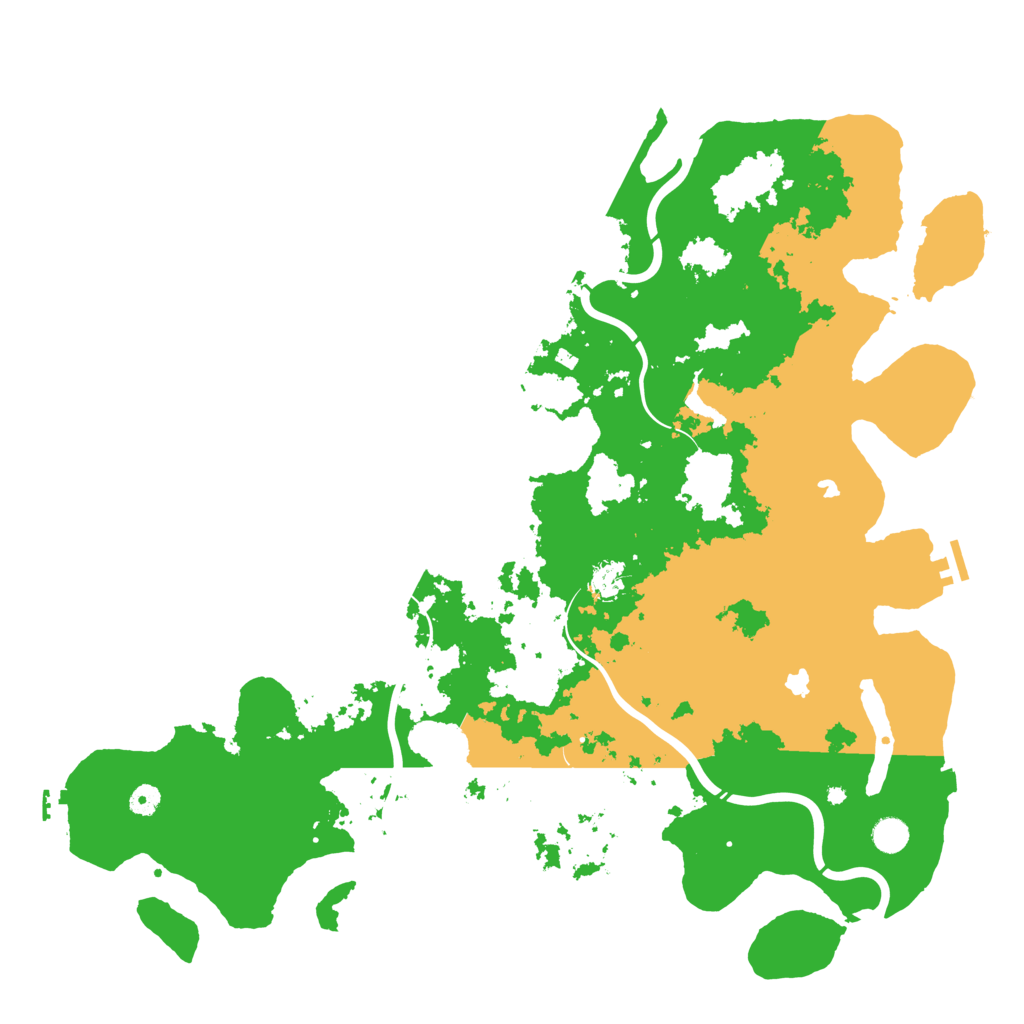 Biome Rust Map: Procedural Map, Size: 5000, Seed: 1081046708