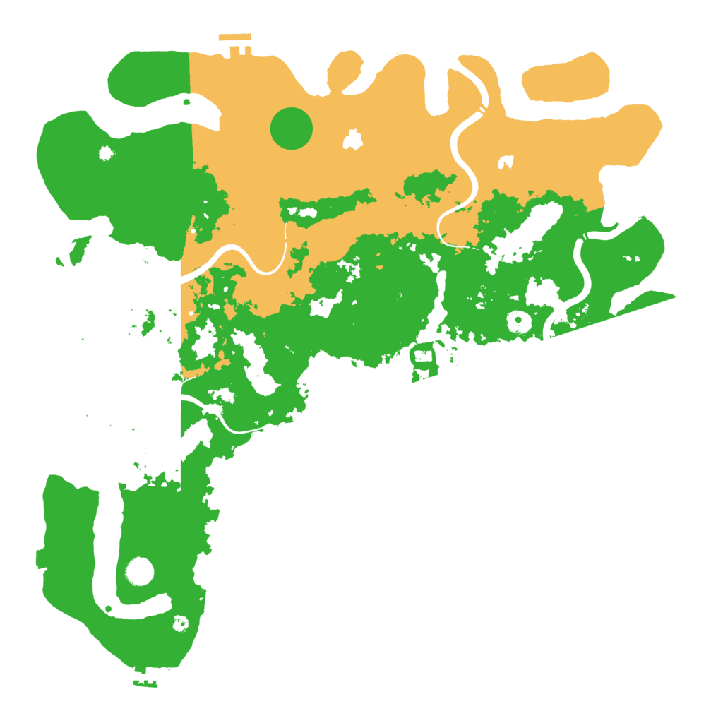 Biome Rust Map: Procedural Map, Size: 4500, Seed: 797495034
