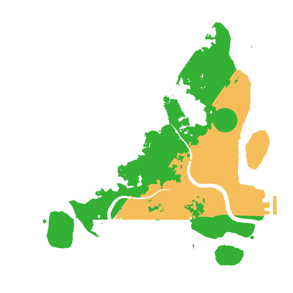 Biome Rust Map: Procedural Map, Size: 3200, Seed: 197819781