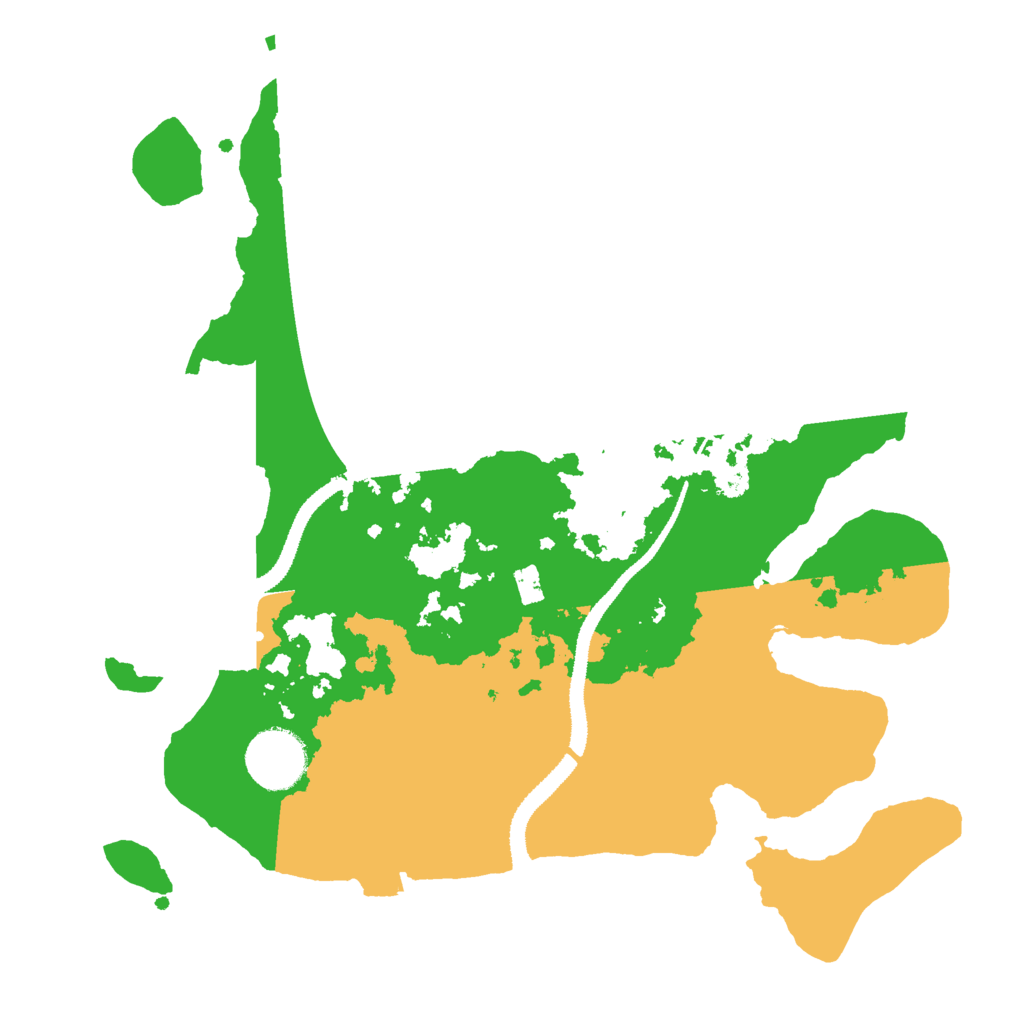 Biome Rust Map: Procedural Map, Size: 3000, Seed: 444566133