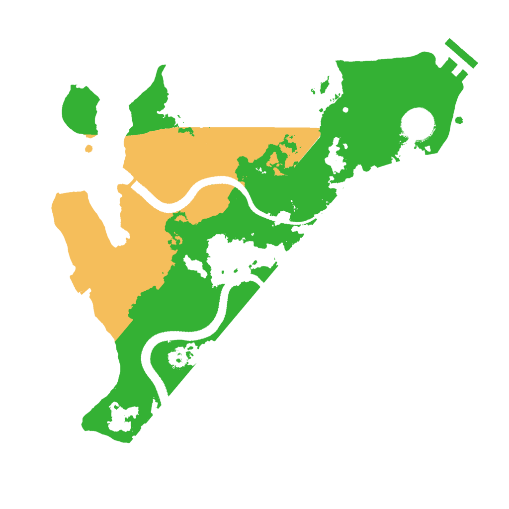 Biome Rust Map: Procedural Map, Size: 2700, Seed: 1102