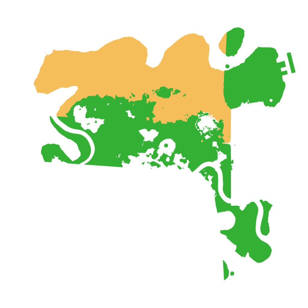 Biome Rust Map: Procedural Map, Size: 3000, Seed: 50321471