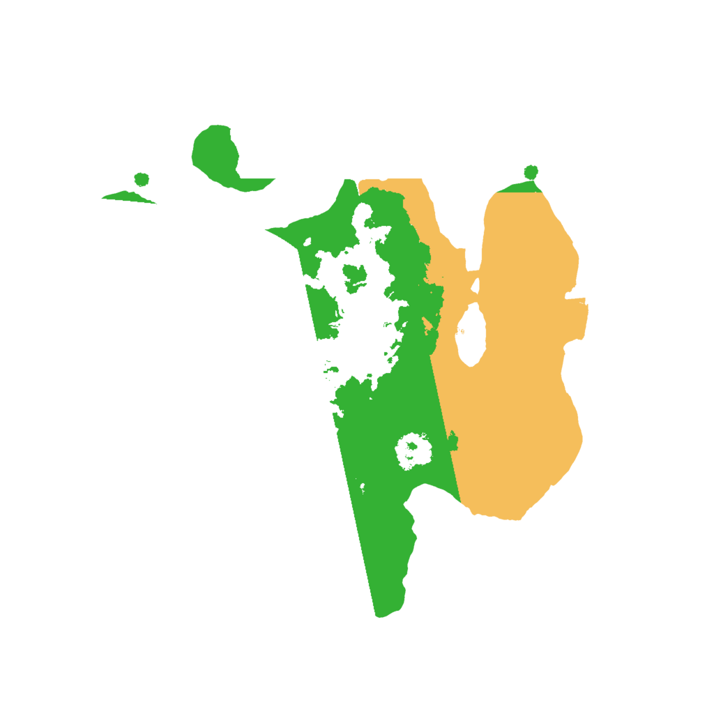 Biome Rust Map: Procedural Map, Size: 2000, Seed: 858584448