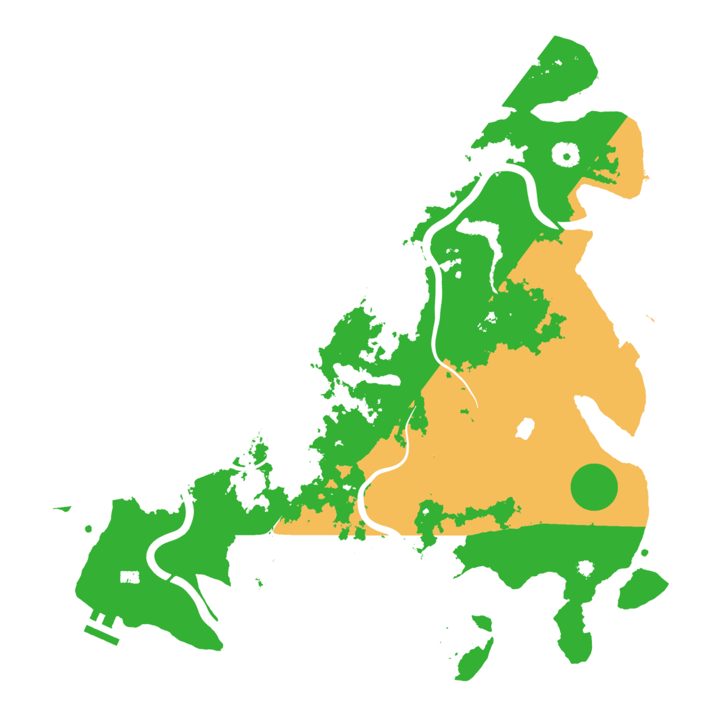 Biome Rust Map: Procedural Map, Size: 4000, Seed: 655291