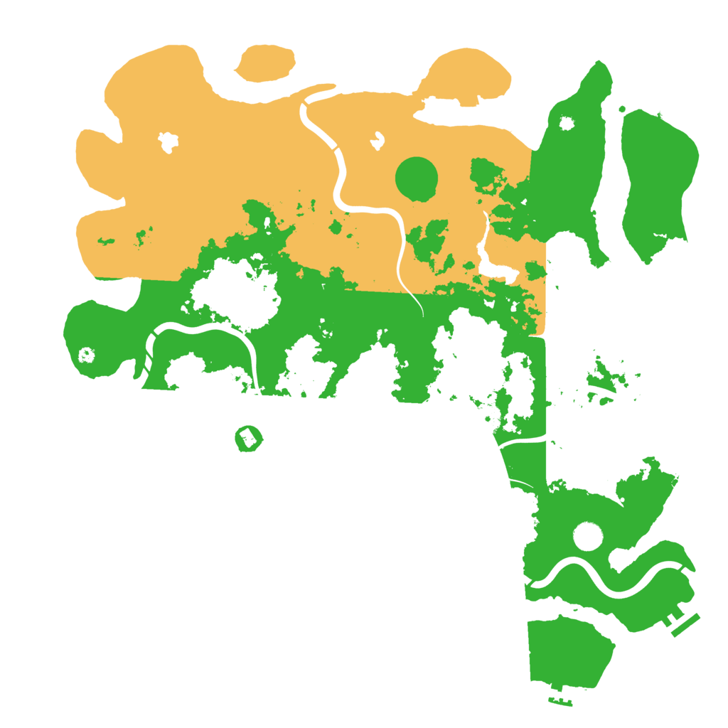 Biome Rust Map: Procedural Map, Size: 4500, Seed: 1867234007