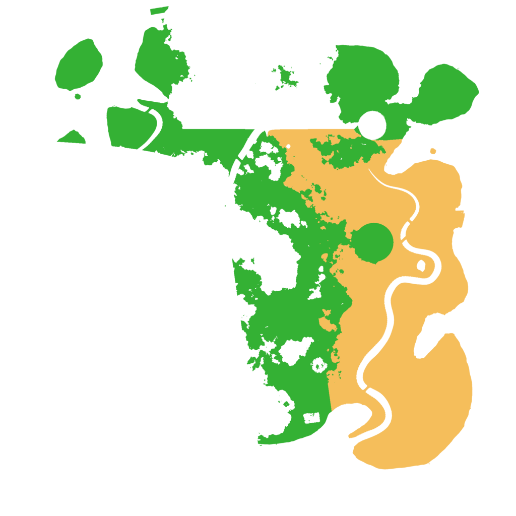Biome Rust Map: Procedural Map, Size: 3500, Seed: 925395978