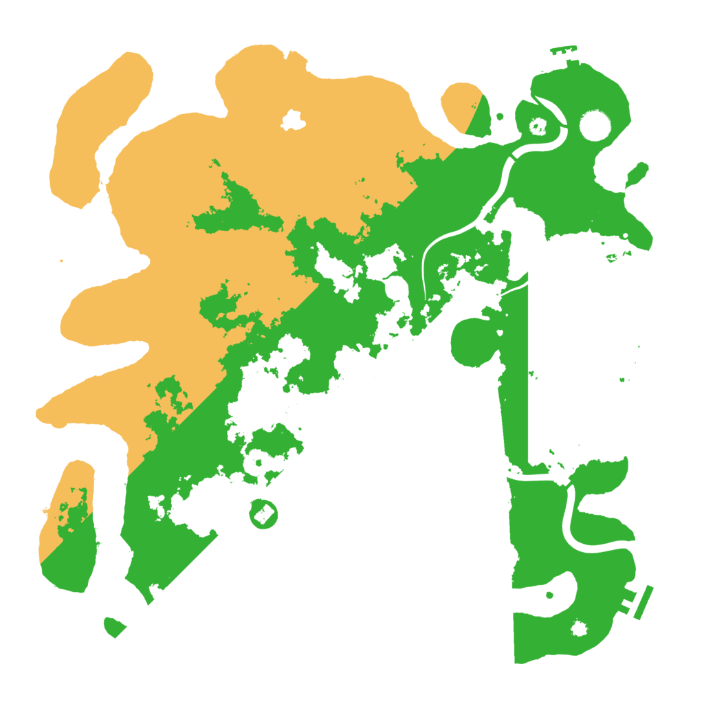 Biome Rust Map: Procedural Map, Size: 4000, Seed: 626127