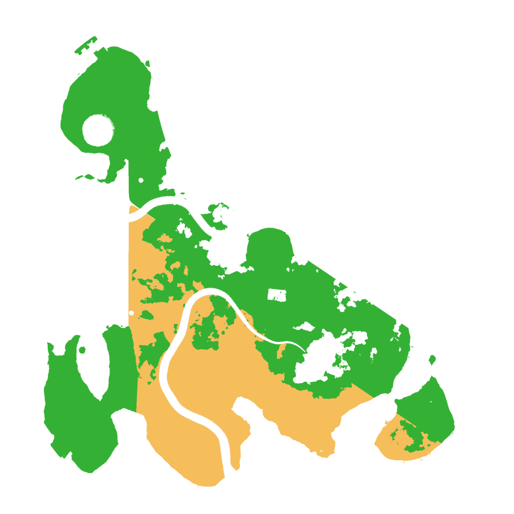 Biome Rust Map: Procedural Map, Size: 3000, Seed: 473862