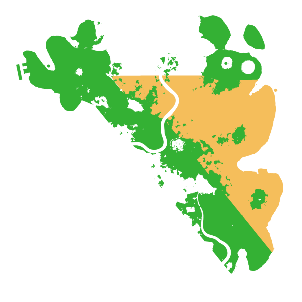 Biome Rust Map: Procedural Map, Size: 3900, Seed: 54321