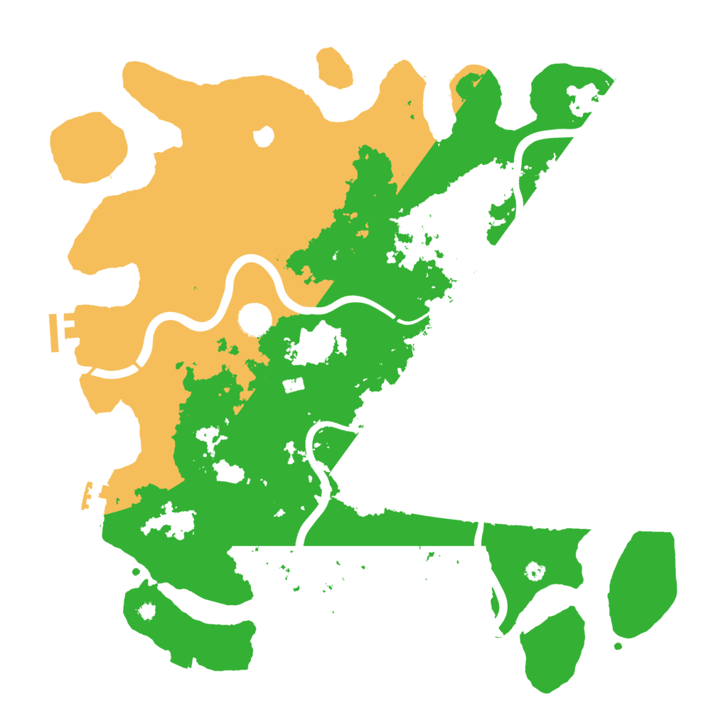 Biome Rust Map: Procedural Map, Size: 3850, Seed: 30000000