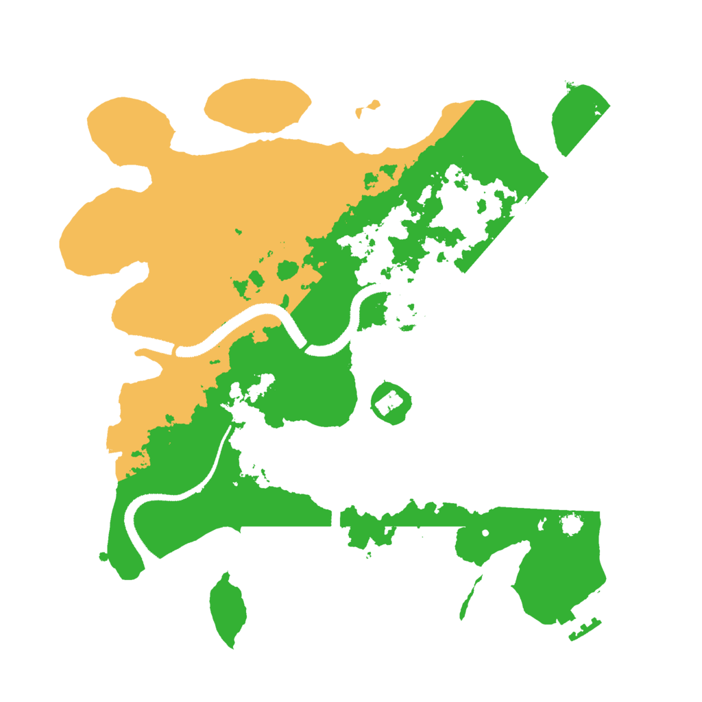 Biome Rust Map: Procedural Map, Size: 3000, Seed: 1502209254