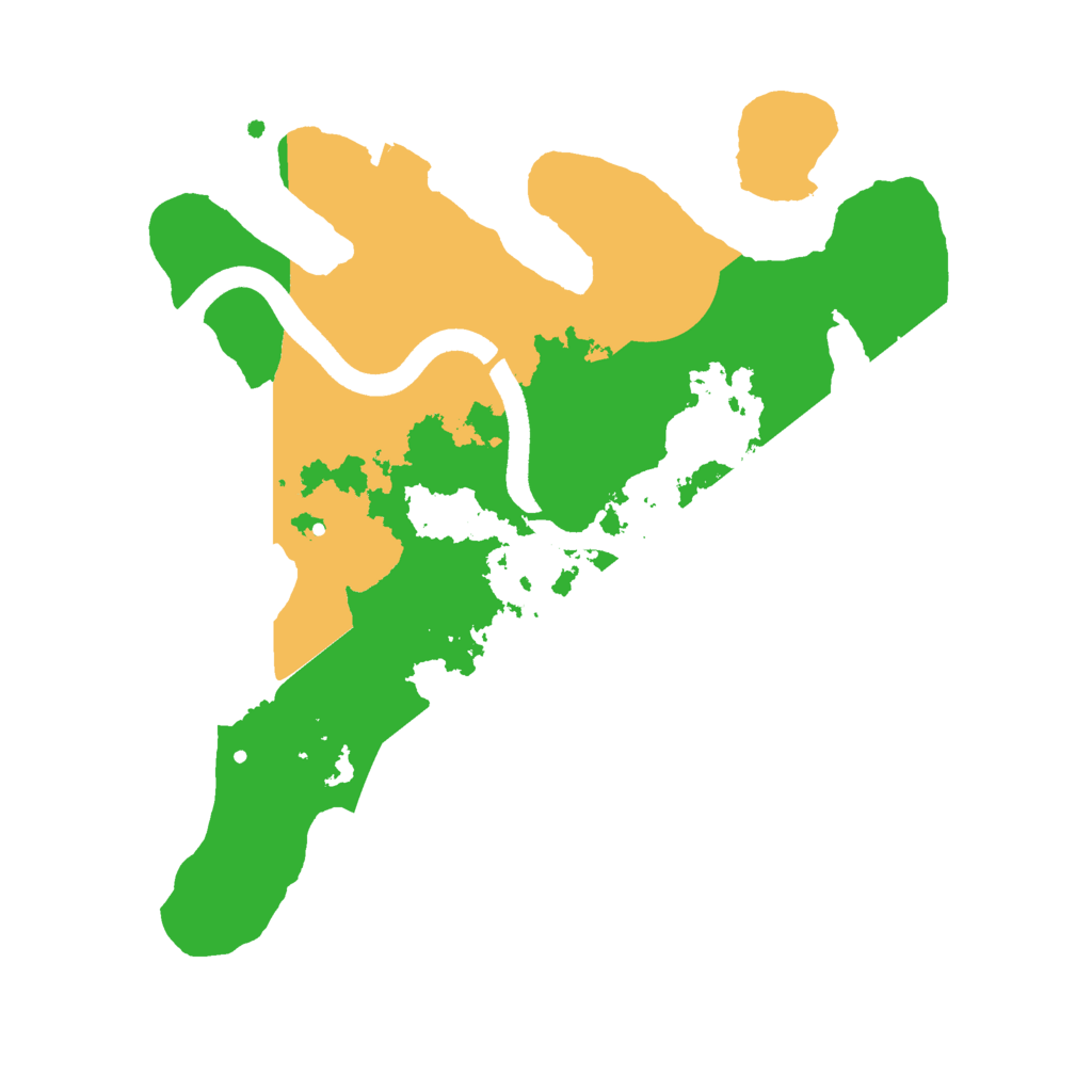 Biome Rust Map: Procedural Map, Size: 2500, Seed: 1704211489