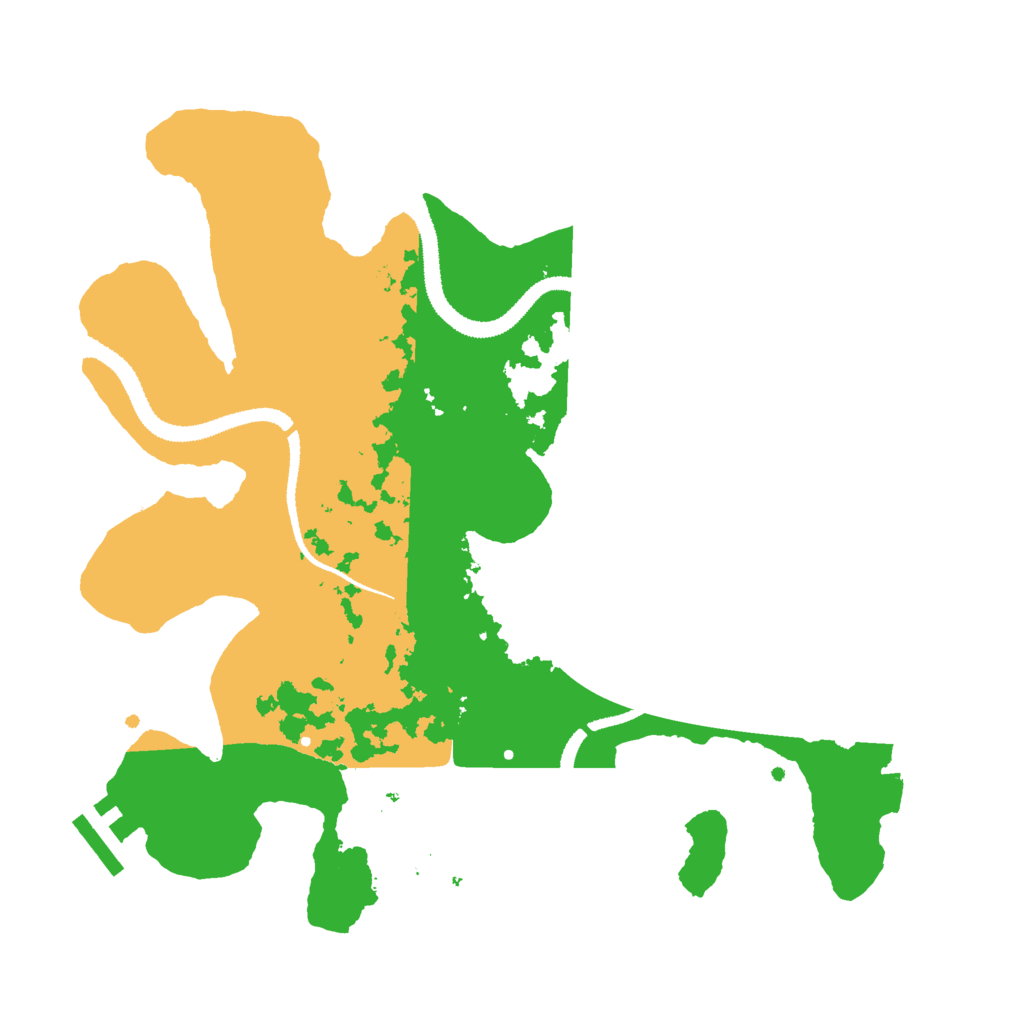 Biome Rust Map: Procedural Map, Size: 3000, Seed: 111111111