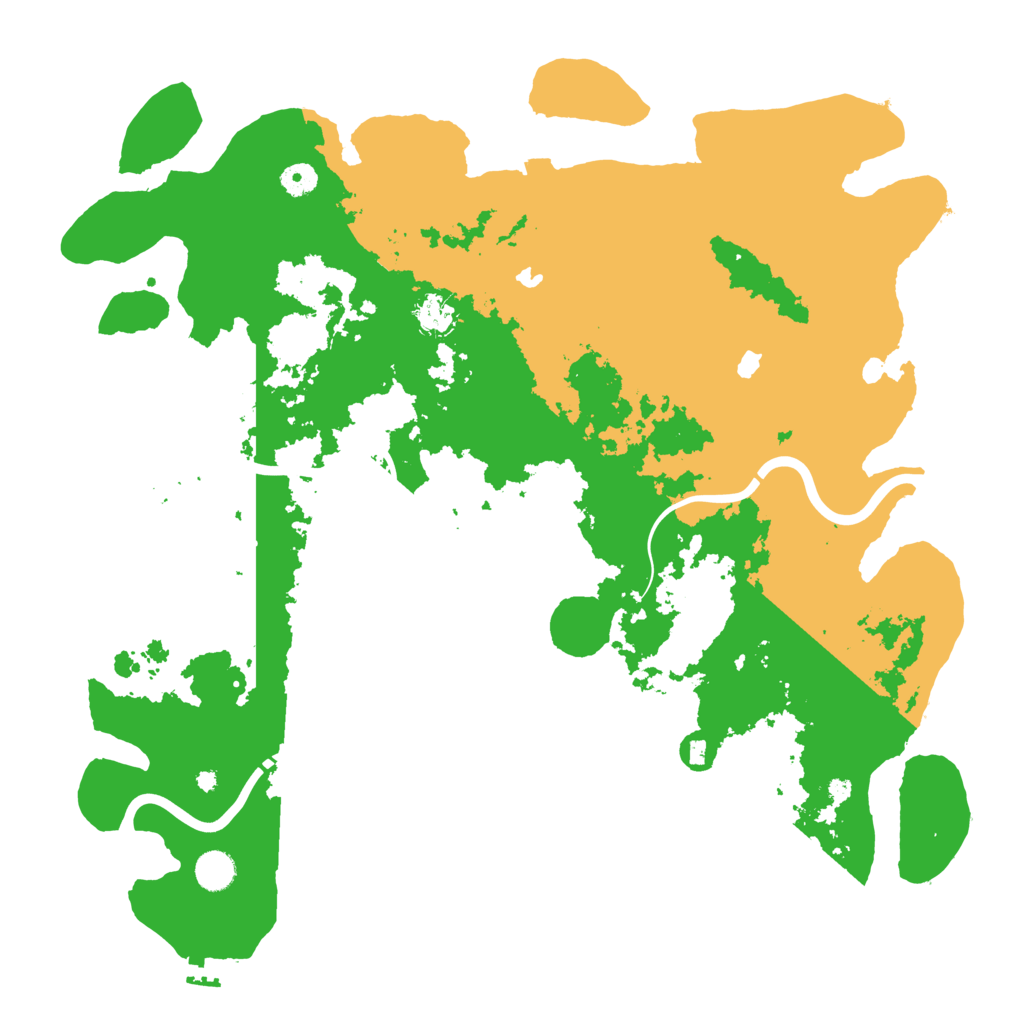 Biome Rust Map: Procedural Map, Size: 4500, Seed: 646317450