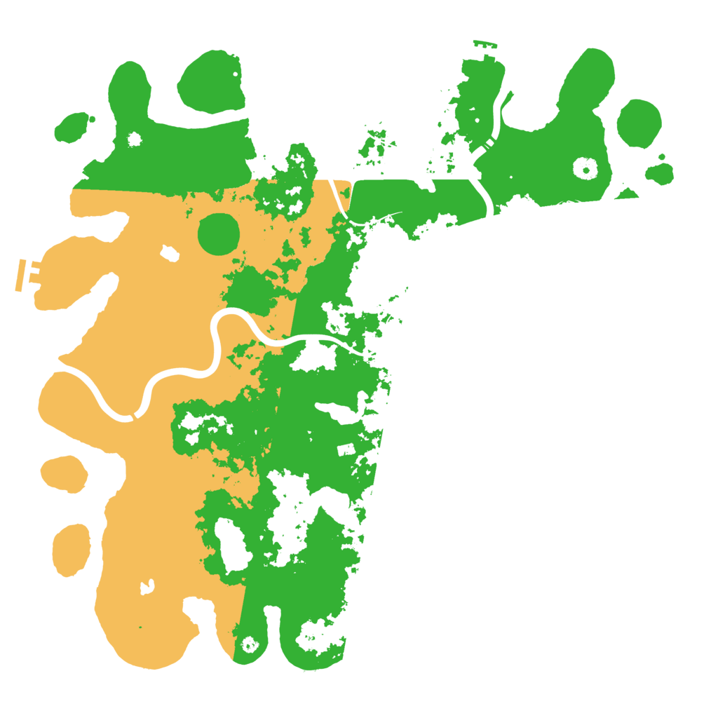 Biome Rust Map: Procedural Map, Size: 4500, Seed: 1699026338