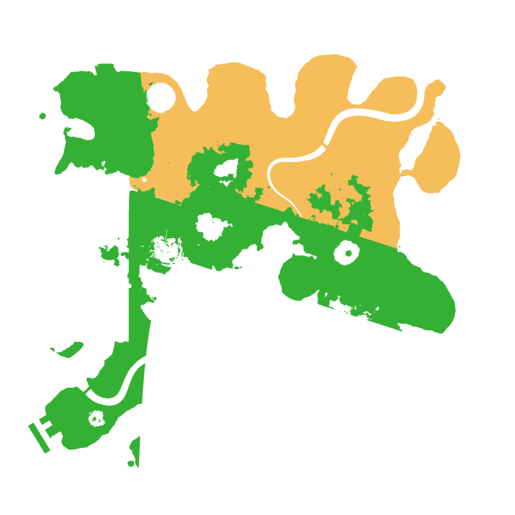 Biome Rust Map: Procedural Map, Size: 3200, Seed: 1670250074