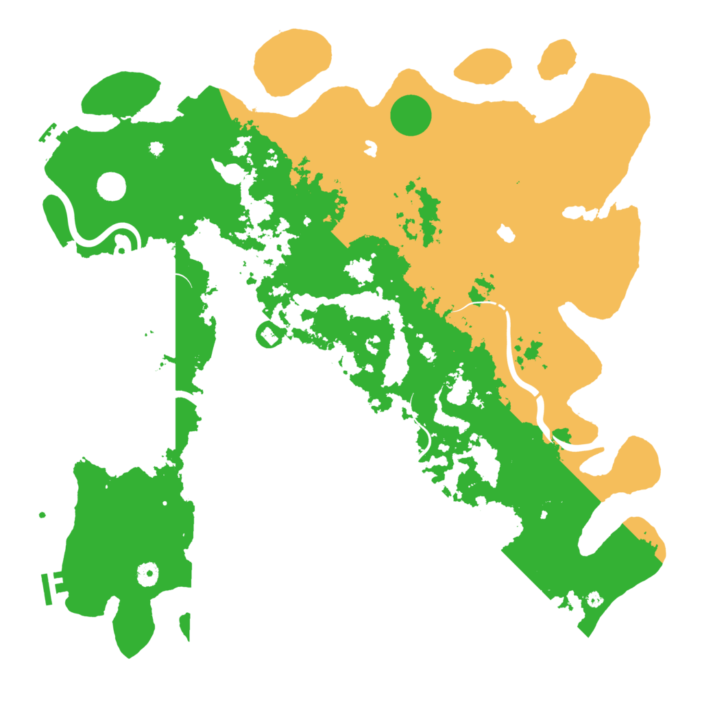 Biome Rust Map: Procedural Map, Size: 4500, Seed: 497692509