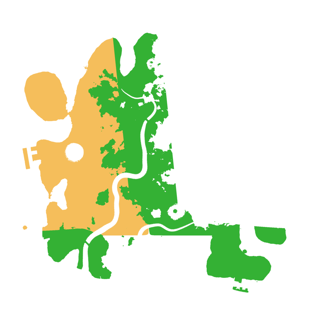 Biome Rust Map: Procedural Map, Size: 3000, Seed: 99345