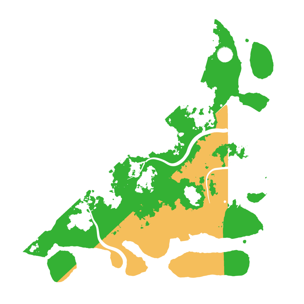 Biome Rust Map: Procedural Map, Size: 3500, Seed: 4547