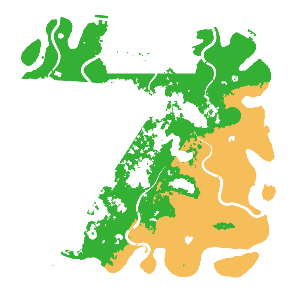Biome Rust Map: Procedural Map, Size: 4500, Seed: 256843