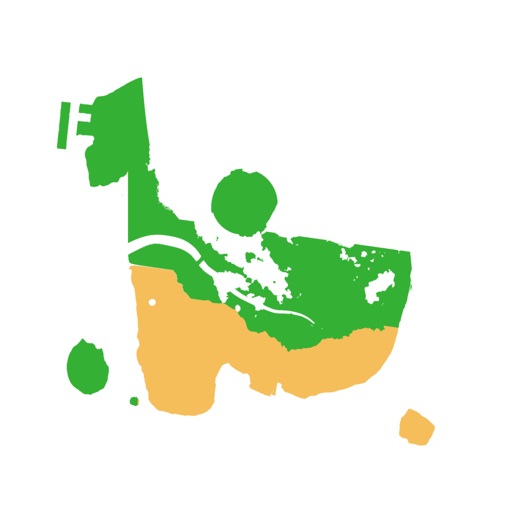 Biome Rust Map: Procedural Map, Size: 2200, Seed: 1947228176