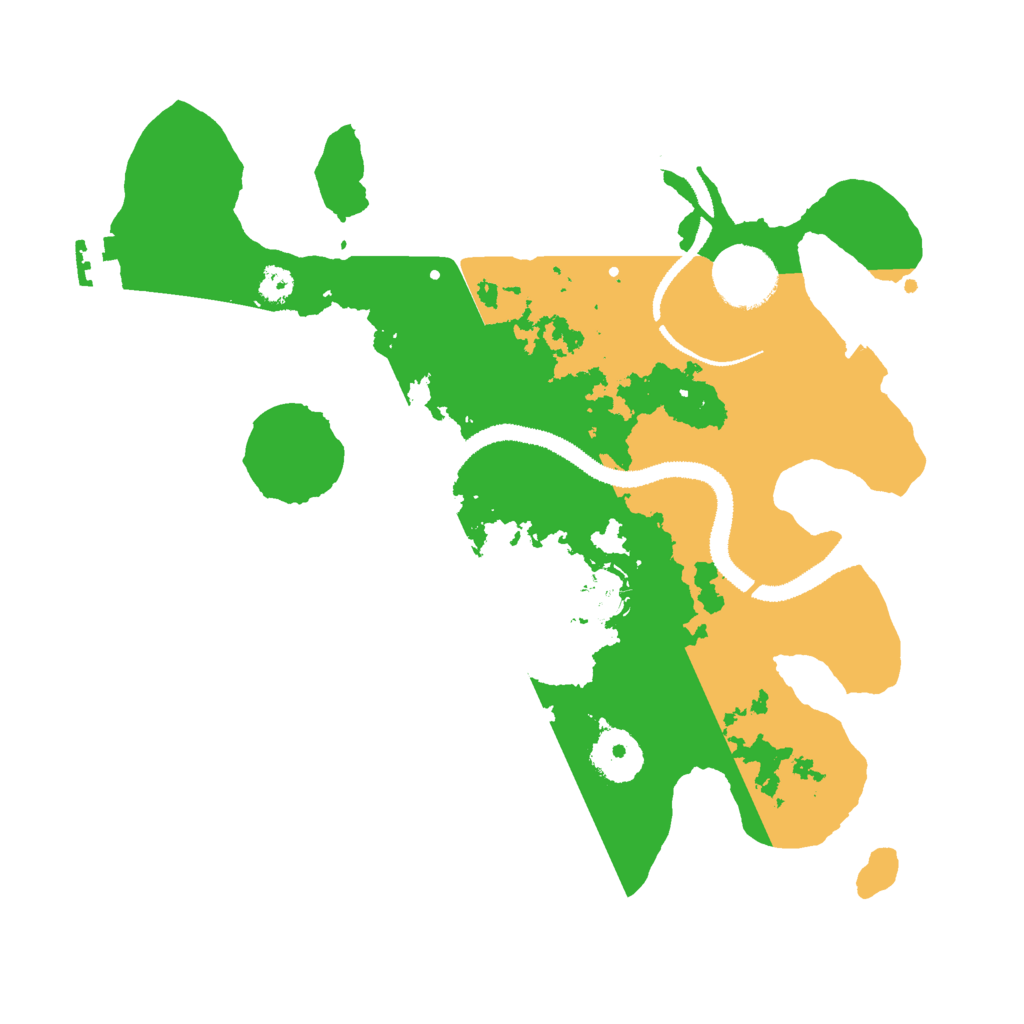Biome Rust Map: Procedural Map, Size: 3000, Seed: 53732