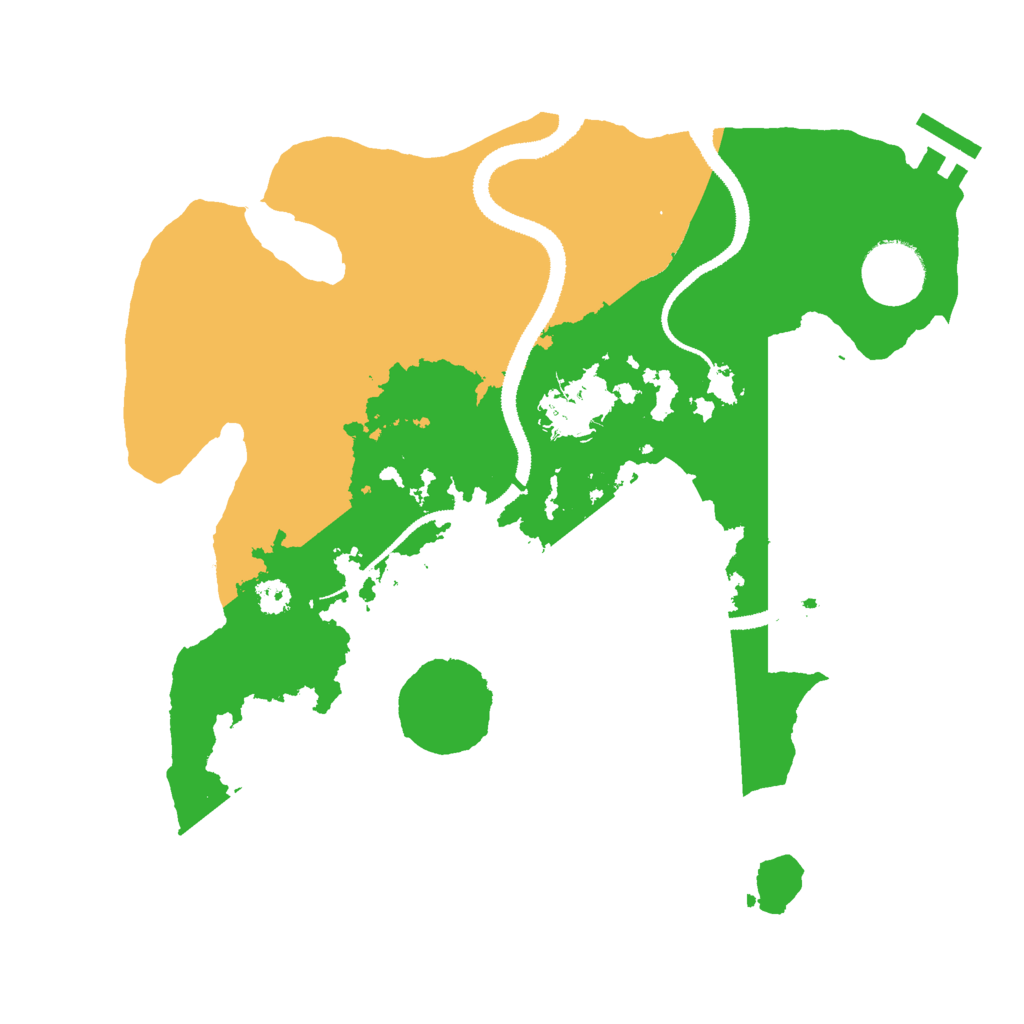 Biome Rust Map: Procedural Map, Size: 3000, Seed: 1332675392