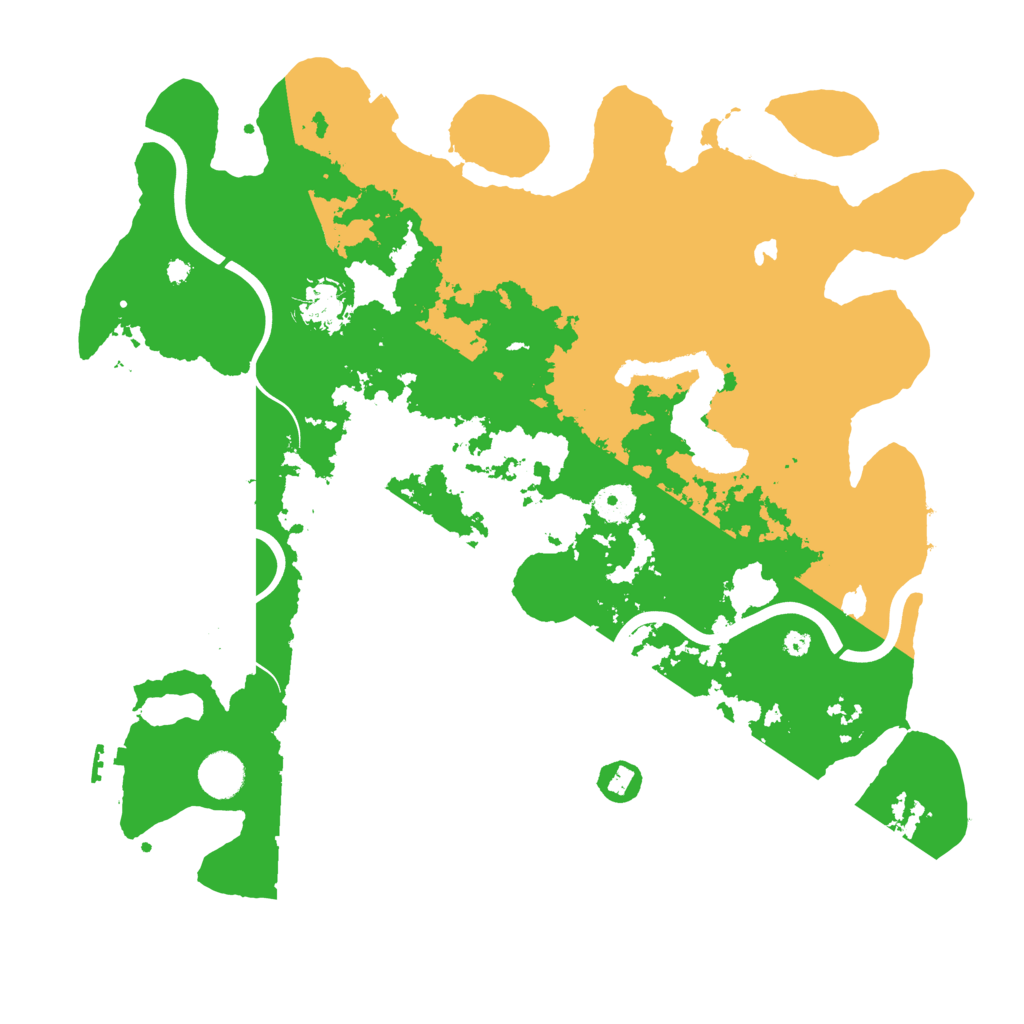 Biome Rust Map: Procedural Map, Size: 4000, Seed: 13490