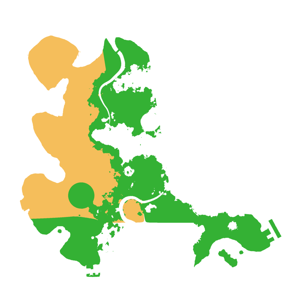 Biome Rust Map: Procedural Map, Size: 3000, Seed: 1542444419